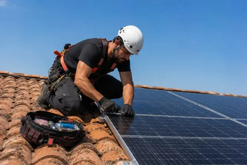 Maintenance et monitoring de panneaux solaires à Lencouacq